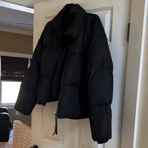 Fabletics Black Puffer Jacket